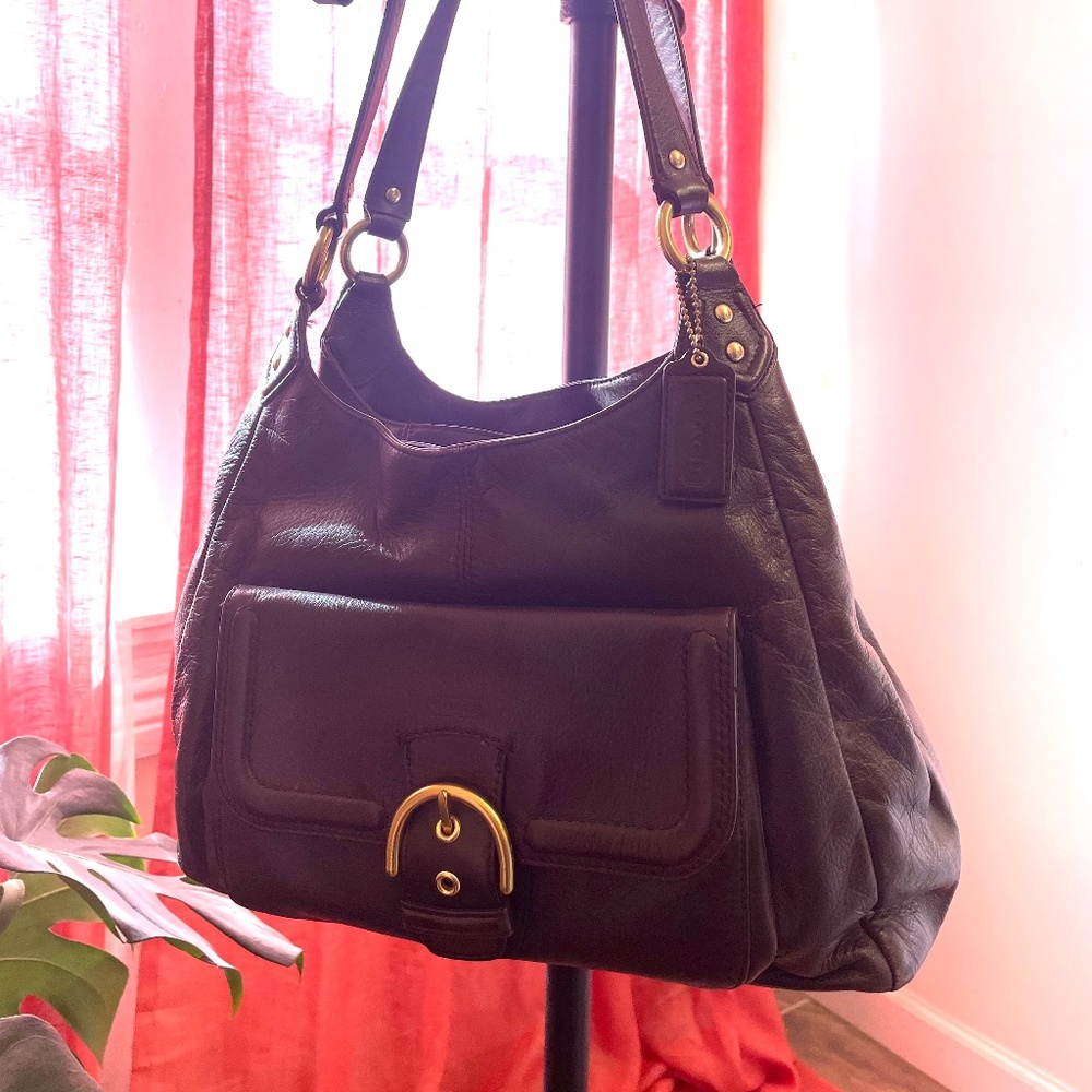 Genuine leather Coach bag